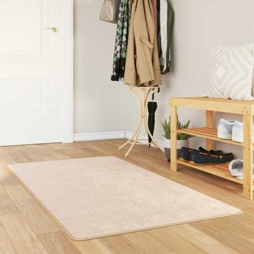 vidaXL Vloerkleedloper MARSA Crèmekleurig 80 x 350 cm, Verzenden, Nieuw, Crème