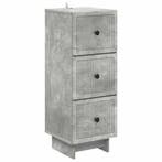 vidaXL Ladenkast Betongrijs 33 x 34,5 x 90 cm Bewerkt hout, Huis en Inrichting, Kasten | Overige, Verzenden, Nieuw