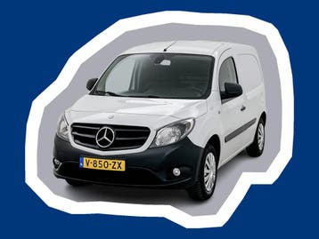 Mercedes-Benz Citan 111 CDI BlueEFFICIENCY Cruise control Ai, Stof, Gebruikt, Euro 6, Wit
