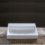 Fontein Crosstone Solid Surface Rechthoek 38x24x7 cm Mat Wit, Ophalen of Verzenden, Nieuw