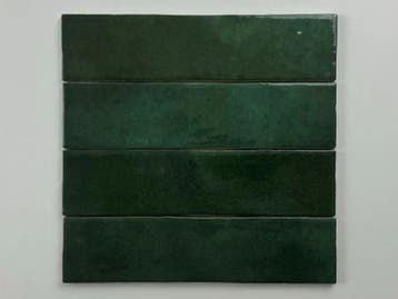 Wandtegel Groen 6x24,6cm (Muurtegels, Afbouwmaterialen), Nieuw, 20 tot 40 cm, 10 m² of meer, Wandtegels