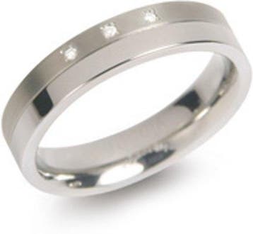 Boccia Titanium 0129-03 Ring - Titanium - Zilverkleurig -, Verzenden, Nieuw