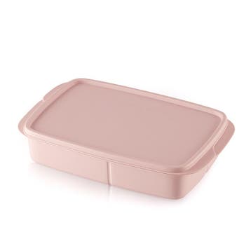 Tupperware Lunchbox met vakjes Roze, Ophalen of Verzenden, Nieuw