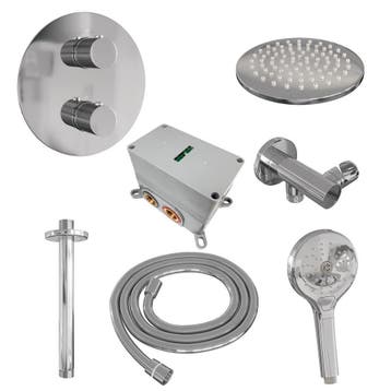 Brauer Chrome Carving Thermostatische Regendoucheset Inbouw, Ophalen of Verzenden, Nieuw