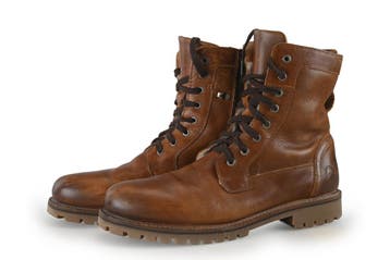 Travelin Veterboots in maat 46 Cognac, Kleding | Heren, Schoenen, Overige kleuren, Verzenden, Boots, Zo goed als nieuw