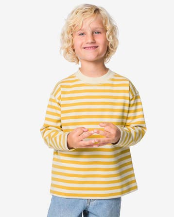 HEMA Kinder T-shirt strepen groen, Verzenden, Nieuw