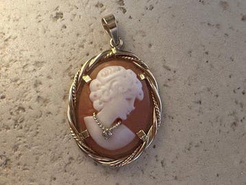 Cameo - 18 karaat Geel goud
