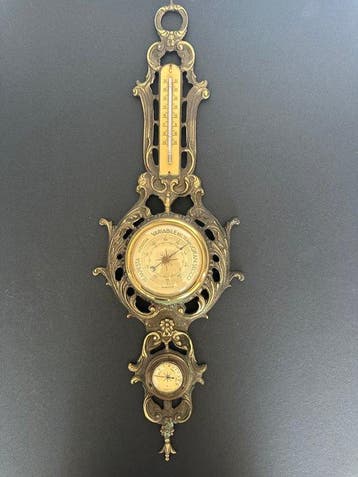Barometer weerstation - Metaal / Glas - Italiaanse