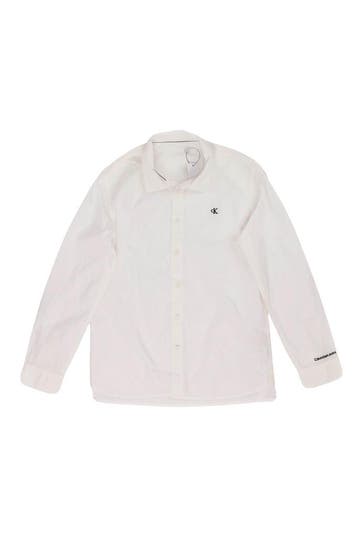 Calvin Klein Overhemd Jongens in maat 164 Wit, Verzenden, Zo goed als nieuw, Calvin Klein, Jongen of Meisje