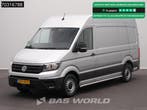 Volkswagen Crafter 140pk L3H3 Trekhaak Navi Airco Cruise Par, Stof, Gebruikt, Euro 6, Overige kleuren