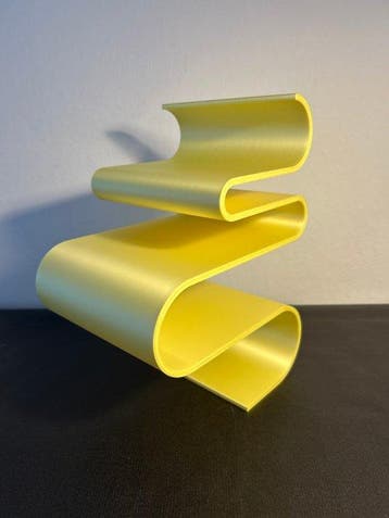 TiWo Design - Tijdschriftenhouder - Space Age Wave-stand, Antiek en Kunst