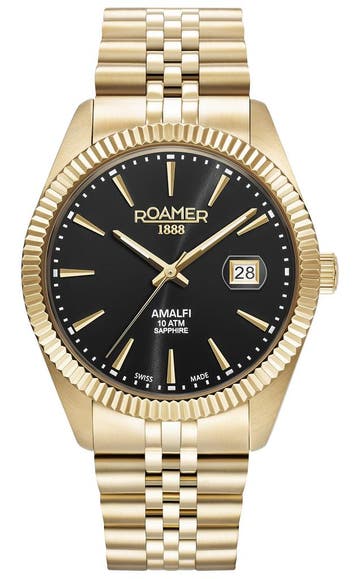 Roamer Amalfi Gents 852833 48 55 20 horloge 42 mm, Sieraden, Tassen en Uiterlijk, Horloges | Heren, Overige merken, Staal, Verzenden