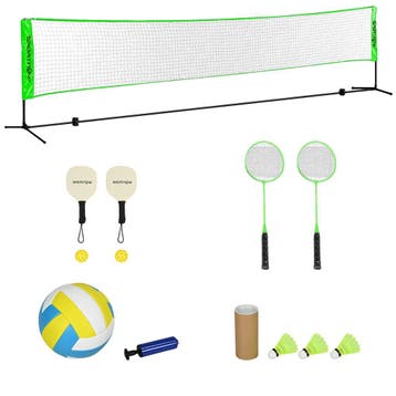 SPORTNOW Badminton Set, Badmintonnet Met Standaard, Shuttlec, Verzenden, Nieuw