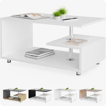 2dekans | CASARIA Salontafel - Opbergvak Krasbestendig, Ophalen of Verzenden, Zo goed als nieuw