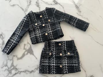 Meisjes 2 delig kledingsetje Chic Zwart, Verzenden, Nieuw, Overige maten
