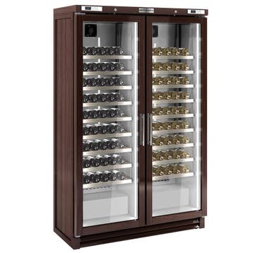 GGM Gastro | Wijnklimaatkast PREMIUM - Massief hout - 2 |, Verzenden, Nieuw, Zonder vriesvak