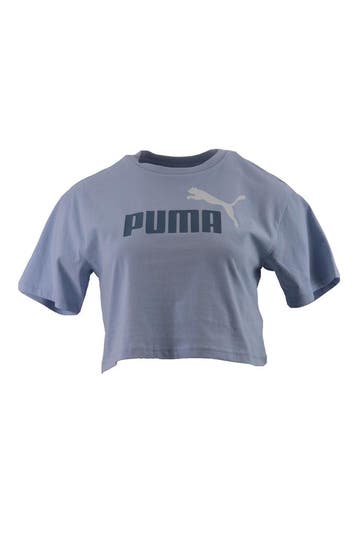 Puma T-shirt Meisjes in maat 152 Blauw, Verzenden, Zo goed als nieuw, Puma, Jongen of Meisje