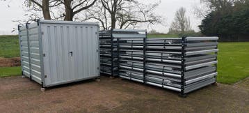Opbouw snel bouw container HS-1474, Verzenden