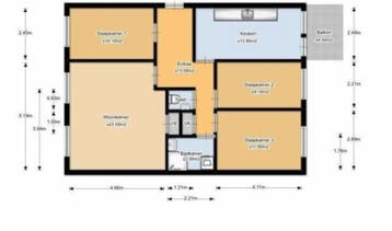 Te Huur 4 Kamer Appartement Schollevaartse Dreef In Rotterda, Rotterdam, Direct bij eigenaar, Appartement, Rotterdam