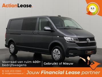 Volkswagen Transporter Dubbel cabine L2 H1 2022 Diesel, Auto's, Automaat, Zwart, Diesel, Nieuw