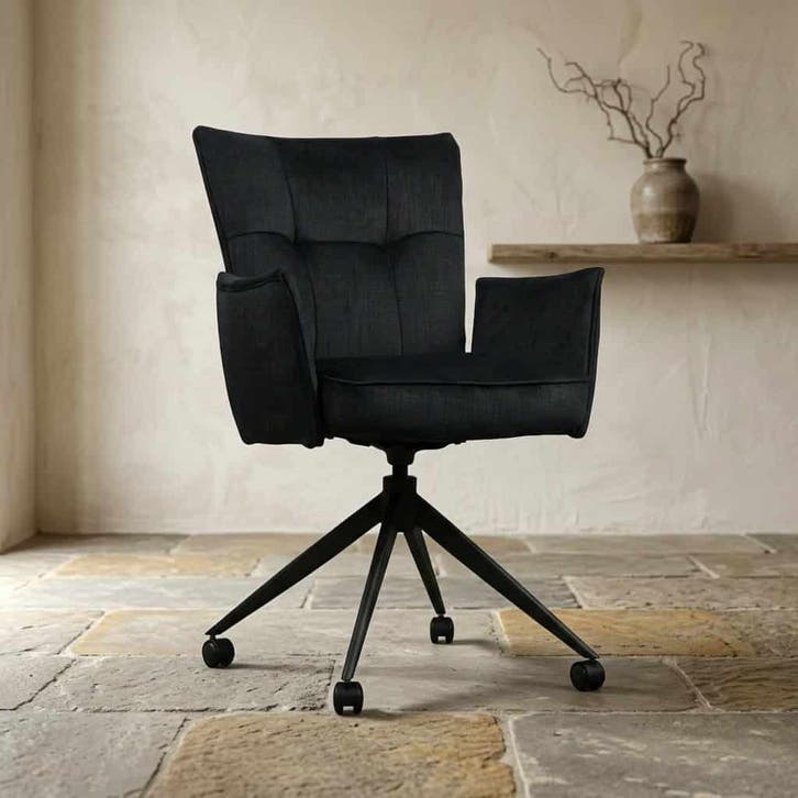 Eetkamerstoel Marit antraciet, Huis en Inrichting, Stoelen, Nieuw, Ophalen of Verzenden