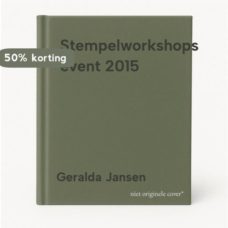 Stempelworkshops event 2015 9789074020367 Geralda Jansen, Boeken, Hobby en Vrije tijd, Zo goed als nieuw, Verzenden