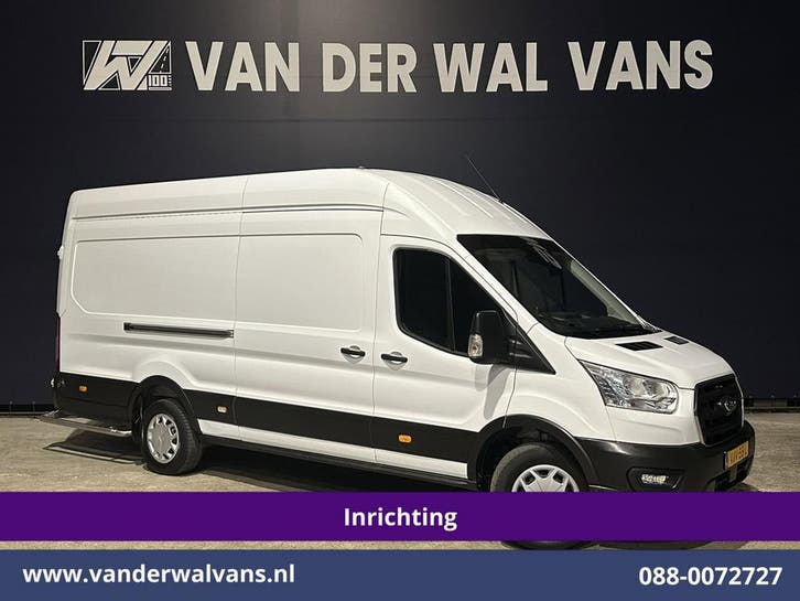 Ford Transit | 2.0 TDCI 130pk L4H3 *Post NL inrichting*, Auto's, Bestelauto's, Dealer onderhouden, Te koop, Handgeschakeld, Diesel