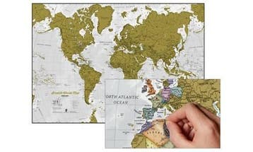 Scratch the World wall map, Verzenden, Nieuw