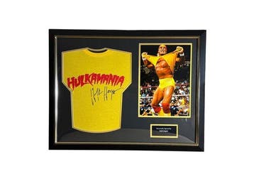Hulk Hogan -Premium Frame - No Rp price ! - Gesigneerde, Nieuw