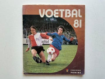 1981 Panini Voetbal 81 Willem van Hanegem, Kees Kist, Willy, Nieuw