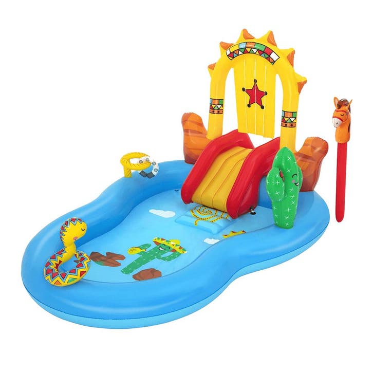 Play center Wilde Westen, Tuin en Terras, Zwembaden, 200 tot 400 cm, Rechthoekig, Nieuw, Opblaaszwembad, 80 tot 120 cm, 200 tot 300 cm