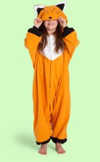 Onesie Vos Pak 128-134 Vossenpak Kostuum Bruin Kinder Huispa, Ophalen of Verzenden, Nieuw, 134 t/m 140