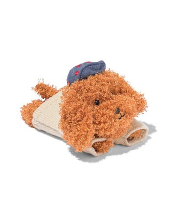 HEMA Knuffel 20x11x13cm hond met pet van €8.99 voor €7 sale, Verzenden, Nieuw