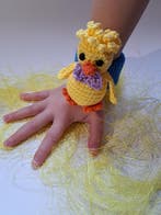 Haakpakket byClaire Klaparmband kuikentje Pluis, Ophalen of Verzenden, Nieuw, Breien of Haken, Wol of Garen