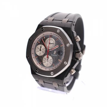 Audemars Piguet Royal Oak Offshore Jarno Trulli Limited..., Overige merken, Overige materialen, Leer, Polshorloge