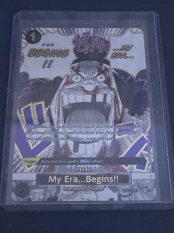 Bandai - 1 Card - One Piece - Barbanera Foil, Nieuw