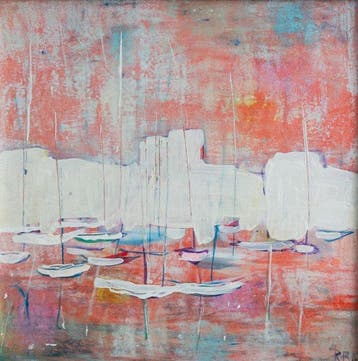 Raymond De Botton (1922-1985) - Barques dans le port