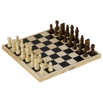 Goki houten schaakspel inklapbaar r van €15,99 voor €14,39, Ophalen of Verzenden, Nieuw
