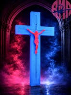 AMA • Pope (1985) - Neon Paradise, Antiek en Kunst