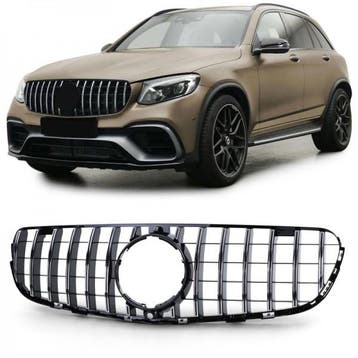 Grill Mercedes GLC X253 C253 (2015-2018) GT R Look Chroom, Ophalen of Verzenden, Nieuw
