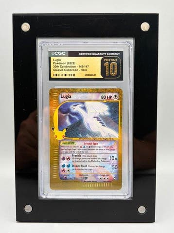 Pokémon - 1 Graded card - Lugia - 30th Celebration - 149/147, Nieuw