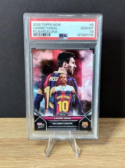 2025 - Topps - Now - Lamine Yamal & Lionel Messi - Legacy -, Verzamelen, Stickers
