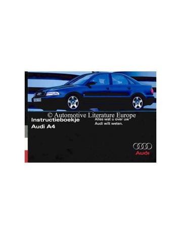1995 AUDI A4 INSTRUCTIEBOEKJE NEDERLANDS, Auto diversen, Handleidingen en Instructieboekjes