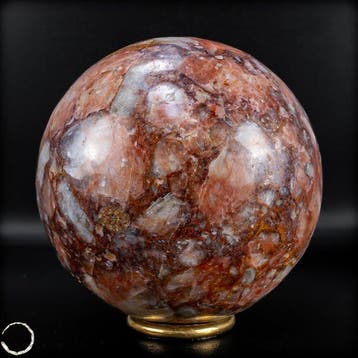 Natuurlijke eerste kwaliteit luipaardjaspis Sphere- 1893.93