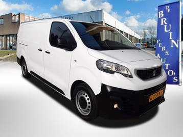 Peugeot Expert 2.0 HDI 150Pk L3 Airco Navi Camera Werkplaats, Stof, Gebruikt, Wit, Lease