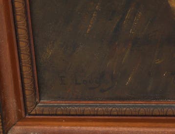 Edmond Louyot (1860-1920), Meisje in klederdracht