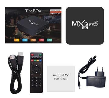 MXQ PRO android 13 tv box mediaspeler IPTV +5G 2/16GB smart, Verzenden, Nieuw