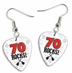 Plectrum ketting of sleutelhanger met afbeelding 70 Rocks, Ophalen of Verzenden, Nieuw