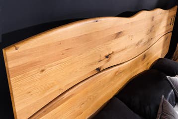 Massief houten tweepersoonsbed AMAZONAS 180x200cm, Ophalen of Verzenden, Nieuw