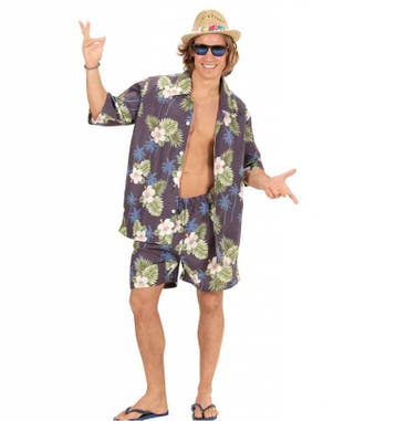 Tropisch Hawaii kostuum heren, Ophalen of Verzenden, Nieuw